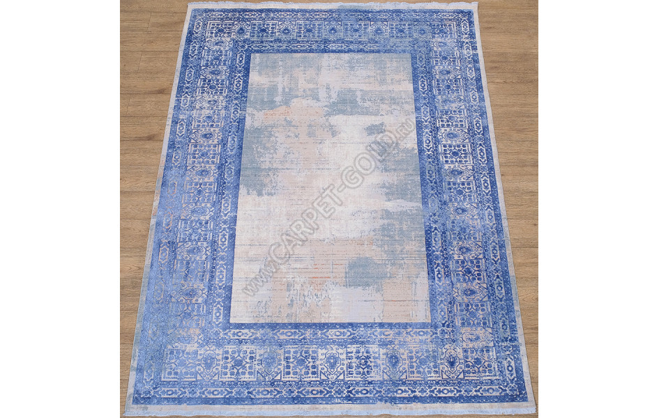 Турецкий ковер Art Deco Vintage 3035A ЦВЕТ CREAM2 / BLUE2