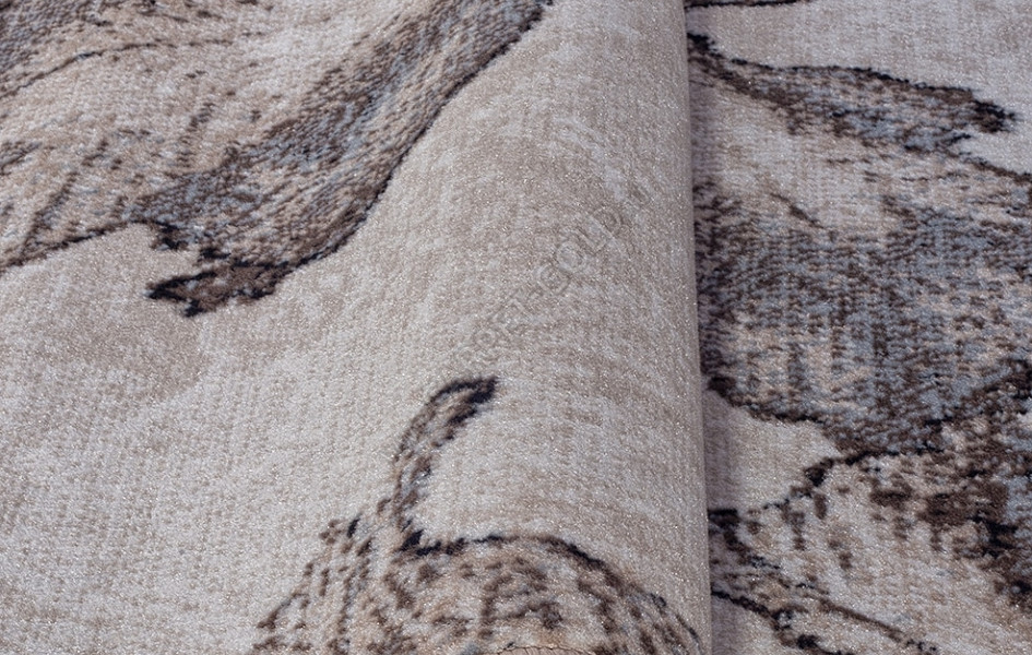 Ковер D711 - BEIGE-BROWN - Прямоугольник - коллекция SIERRA