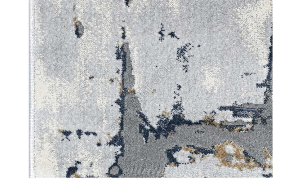 Геометрический абстрактный ковер 37613A STAN BLUE / L.GREY Regnum