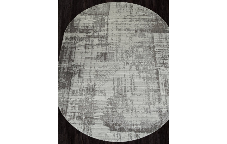 Ковер F237 - GRAY-BEIGE - Овал - коллекция GRAFF